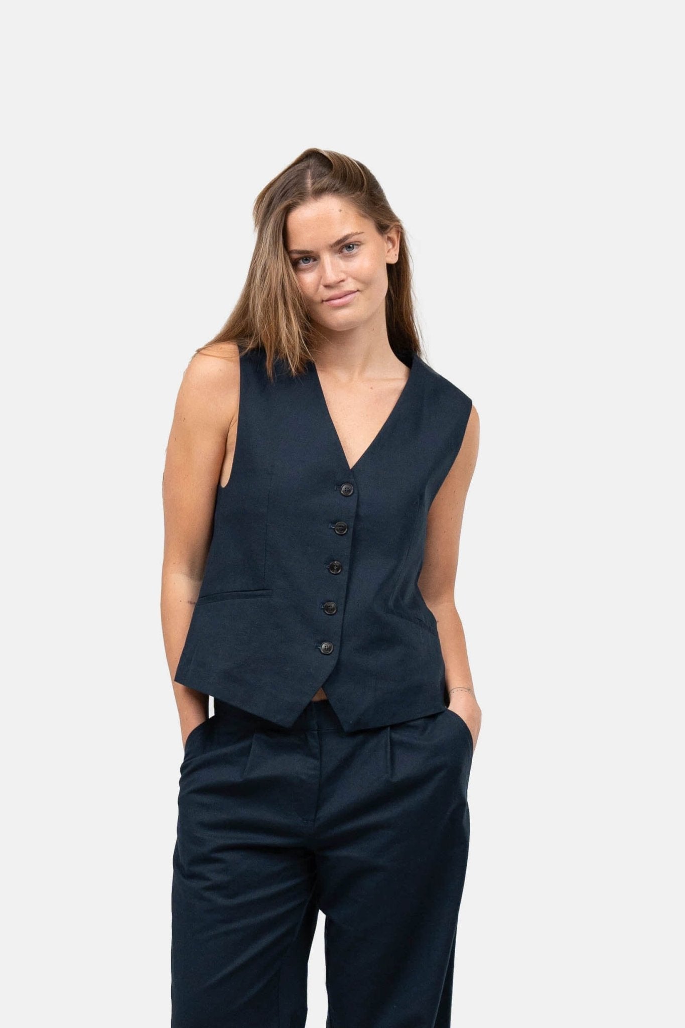 Hørvest Navy | Skagen-clothing.dk